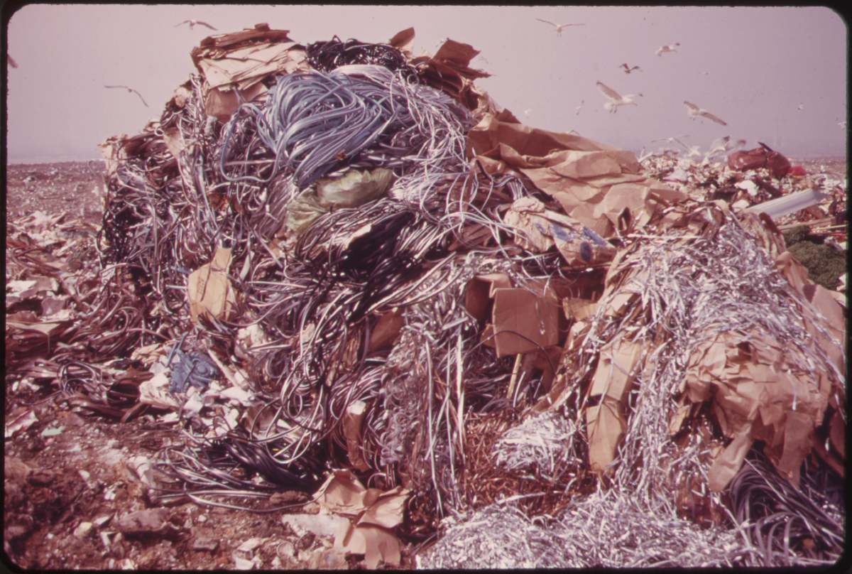 Garbage Is Dumped in the Marshes of Spring Creek on Jamaica Bay Because of Ecological Damage, EPA Plans to Stop Garbage Disposal Within the Next Few Years | Photographer: Arthur Tress | Credit: U.S. National Archives