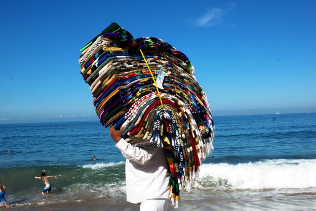 "Ai Weiwei at beach," by Flickr user Brent Humanartistvendingmachine 