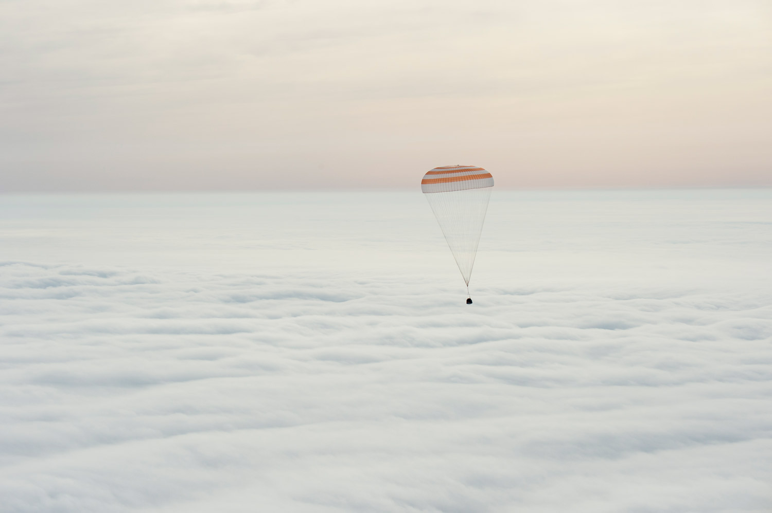 One Year Crew Returns to Earth | Credit: NASA