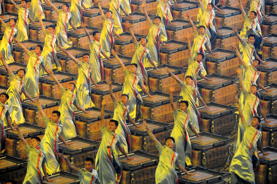 2008 Summer Olympics, Beijing, Olympic Opening Ceremony celebrates ‘One World, One Dream.' Photo by Tim Hipps