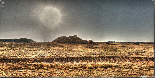 "Google Street View - Pan-American Trek - US385 South in Texas Panhandle" | Author: Kevin Dooley | License: CC BY 2.0