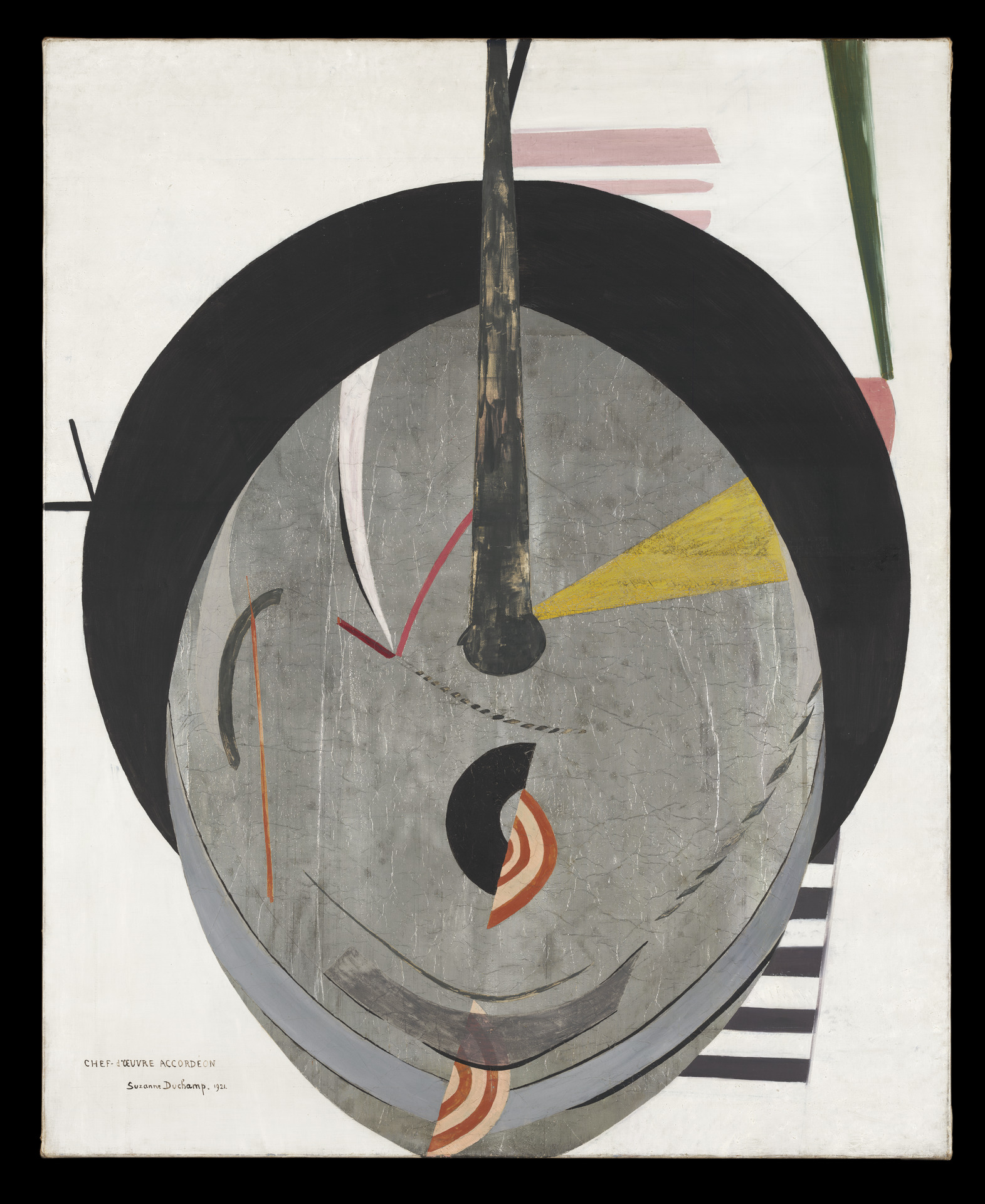"Chef d’oeuvre accordéon," Suzanne Duchamp. Photo Credit: Yale University Art Gallery