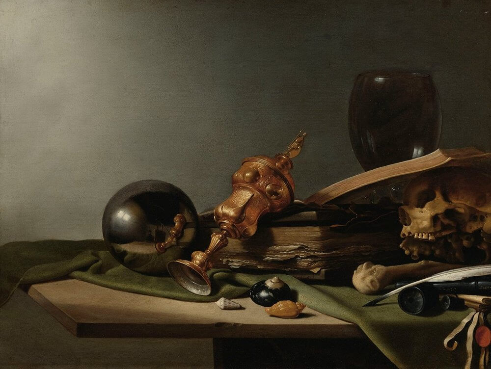 "Vanitas – Still-Life," (c. 1634), follower of Pieter Claesz. (Public Domain)