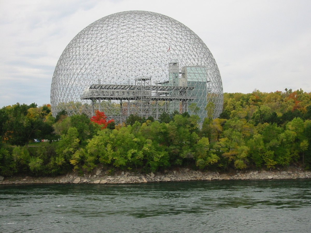 Title: The Montreal Biosphère by Buckminster Fuller, 1967 | Author: Cédric THÉVENET | Source: Wikimedia | License: CC BY-SA 3.0