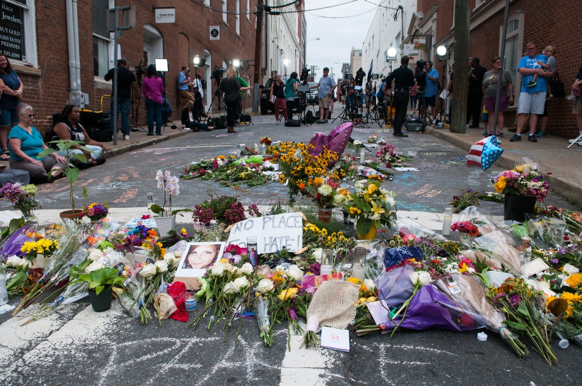 Title: Downtown Charlottesville | Her name was Heather Heyer. 08/14/2017 | Author: Bob Mical | Source: small_realm | License: CC BY-NC-ND 2.0