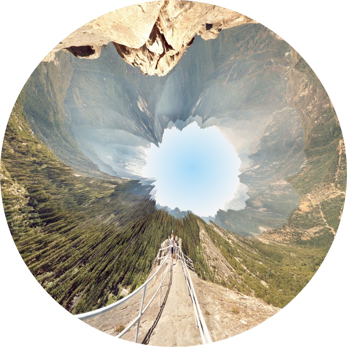 360 view from Moro Rock, Giant Sequoia National Park, California, USA (2002) | Title: Moro Hole | Author: Henning Leweke | Source: Flickr | License: CC BY-SA 2.0