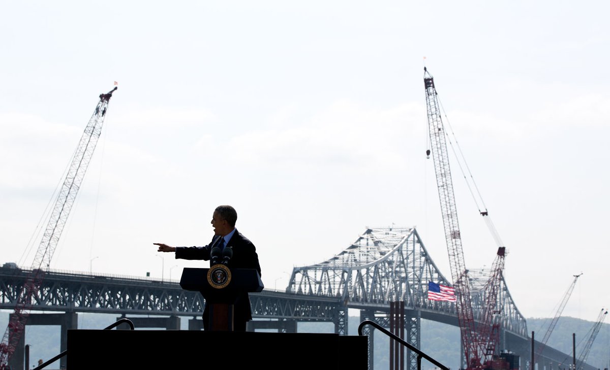 New Tappan Zee bridge | Author: Pete Souza | Source: whitehouse.gov