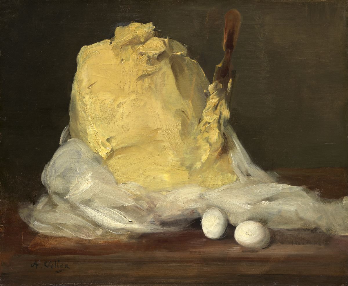 Antoine Vollon, "Mound of Butter" (Source: National Gallery of Art | License: CC0