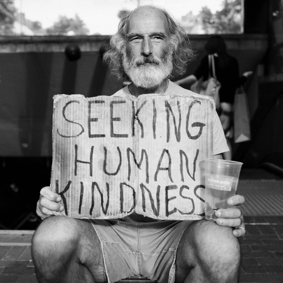 Title: Seeking Human Kindness | Author: Almond Butterscotch | Source: almondbutterscotch | License: CC BY-NC-ND 2.0