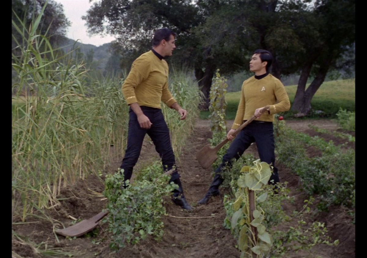 Title: Michael Barrier, George Takei, Star Trek TOS, "This Side of Paradise," 1967 | Author: Classic Film | Source: Flickr | License: CC BY-NC 2.0