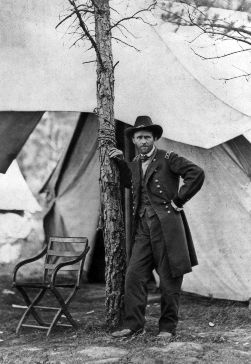 Gen. Ulysses S. Grant at Cold Harbor, Va. 1864. | Author: Edgar Guy Fawx