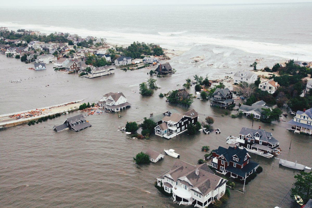Aerial views of the damage caused by Hurricane Sandy to the New Jersey coast. | Author: Mark C. Olsen | Source: U.S. Air Force