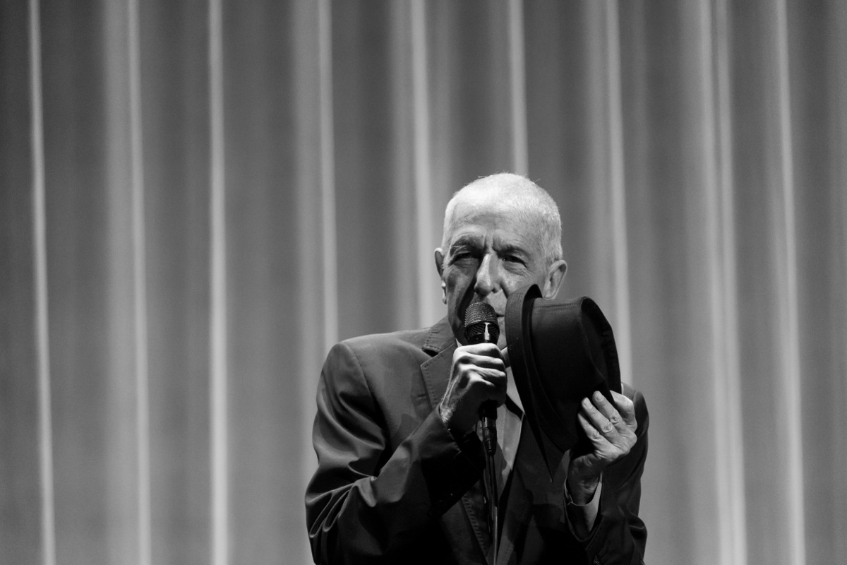 Title: Leonard Cohen | Author: Adrian Thomson | Source: Own work | License: CC BY 2.0