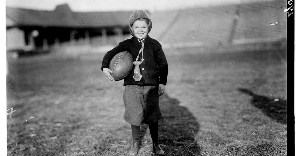 The Library of Congress Hughey Gold [child with football]