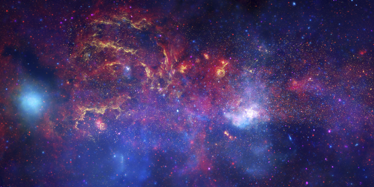 Center of the Milky Way Galaxy IV – Composite | Author: NASA/JPL-Caltech/ESA/CXC/STScI | Source: http://photojournal.jpl.nasa.gov/catalog/PIA12348